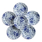 Vintage Italian Plates by Quadrifoglio, 1980, Set of 6 For Sale