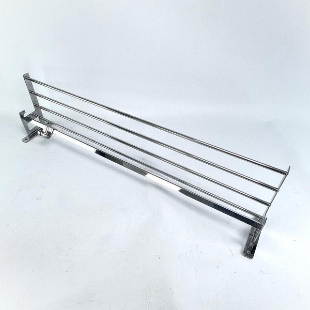 Bauhaus Art Deco Modernist Coat Rack in Chrome, 1930s For Sale - Image 6 of 7