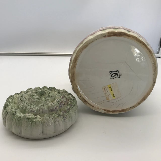 1960s Ceramic Asparagus Container For Sale - Image 9 of 10