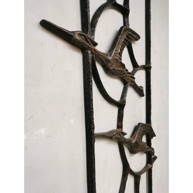 Vintage Brutalist Wall Art Sculpture For Sale - Image 4 of 5