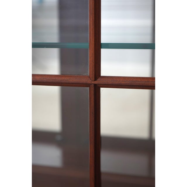 Knob Creek Penn Manor Cherry Curio Cabinet For Sale - Image 14 of 18