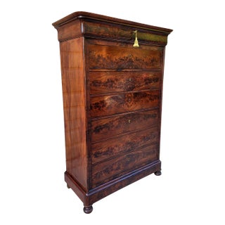 Antique 19th Century Biedermeier Semainier For Sale