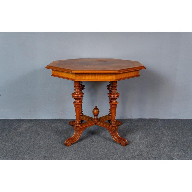 Antique Wilhelminian Style Coffee Table For Sale - Image 3 of 13