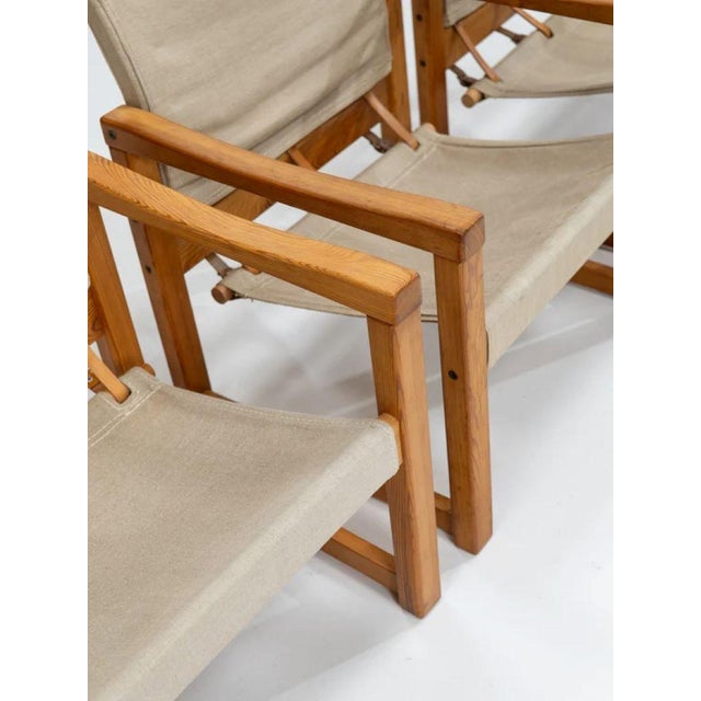 Brown Mid-Century Modern Model Diana Armchairs by Karin Mobring for Ikea, Sweden, 1970s, Set of 4 For Sale - Image 8 of 18