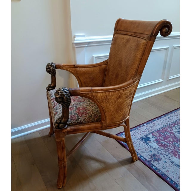 Authentic Rare Vintage Thomasville Ernest Hemingway Dining Set For Sale - Image 10 of 12