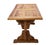 2020s Matthew Izzo Home Reclaimed Elm Wood Monestary Dining Table For Sale - Image 5 of 6