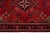 Textile Vintage Persian Joshegan Handmade Red Medallion Wool Rug For Sale - Image 7 of 9