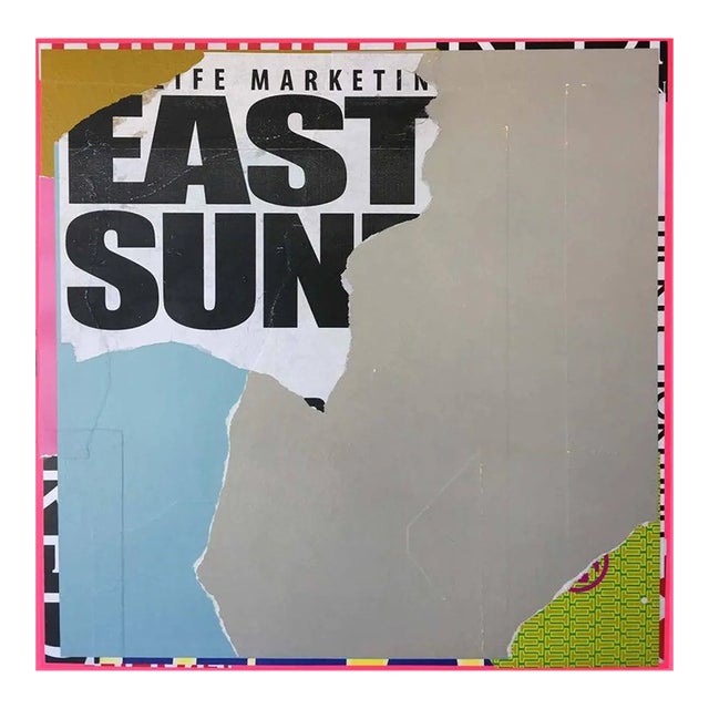 William Finlayson Jr., Mixed Media Painting Titled: "EastSide", 2017 For Sale