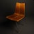 An early version of the GA chair. A two-piece seat shell made of molded plywood with mahogany veneer, legs made of chrome-...