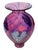 Glass David Lindsay Art Glass Vase Hearts Pink Purple California Decor Nourot Student For Sale - Image 7 of 13