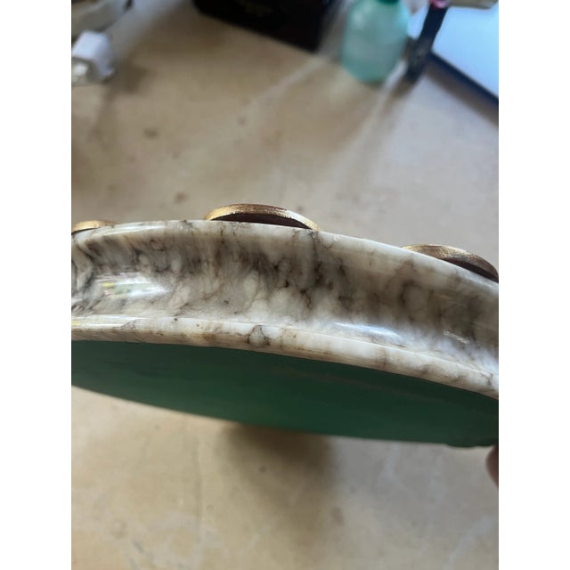 Late 19th Century Late 19th Century Italian Marble Tray For Sale - Image 5 of 9