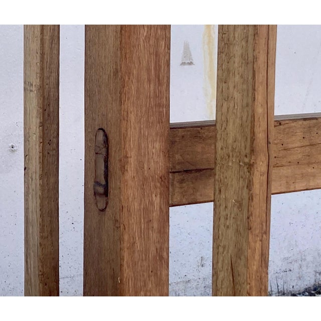 Large Fruitwood Trog or Dough Bowl on Oak Stand For Sale - Image 4 of 6