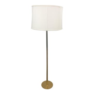 Mid-Century Brass Floor Lamp For Sale