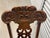 Folk Art Late 19th Century German Carved Wooden Rocking Chair Featuring a "Man Blowing the Wind" Motif. For Sale - Image 3 of 8