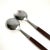 Mid Century Modern 1960s Vintage Rosewood Salad Server Tongs For Sale - Image 4 of 11