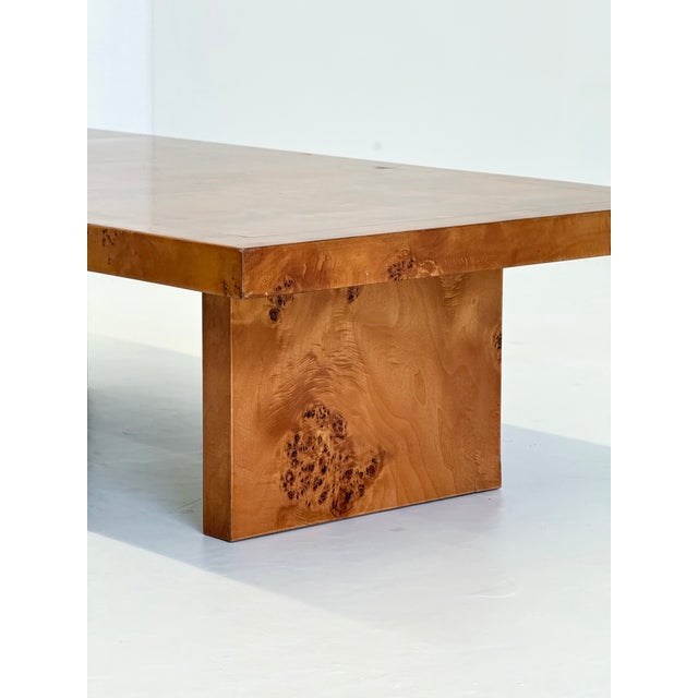 Vintage Coffee Table in Burl Wood by Smania, 1960s For Sale - Image 12 of 14