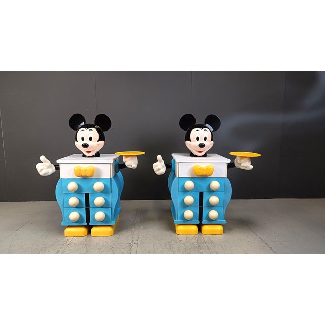 Mickey Mouse Chests of Drawers from Starform, France, 1988, Set of 2 For Sale - Image 3 of 12