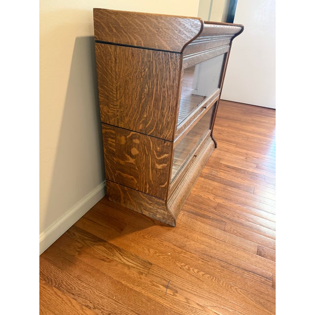 Two Stack Barrister Bookcase by Gunn Furniture Co. Of Grand Rapids. For Sale - Image 9 of 12