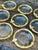 Vintage Gilt Bamboo Table Setting Personal Ashtrays - Set of 8 For Sale - Image 9 of 11