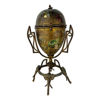 Antique Art Nouveau Egg Perfume Holder, 1890s For Sale