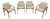 Mid-Century Danish Modern Teak Upholstered Dining Chairs - Set of 4 For Sale