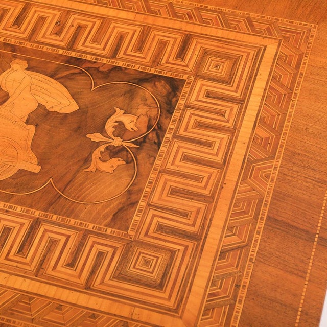 Lombardy Side Table in Walnut, 19th Century For Sale - Image 6 of 10