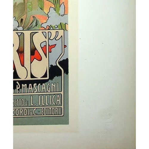 Hohenstein, Iris, Opéra-Comique, 1899, Original Lithograph For Sale - Image 4 of 6