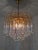 Murano Glass Teardrop Chandelier with Gilded Frame attributed to Paolo Venini, 1970s For Sale - Image 17 of 18