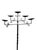 Gothic Antique Wrought Iron Floor Candelabras - Holds Five Candles - Set of 2 For Sale - Image 3 of 16