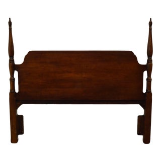 Stanley Furniture Cherry Traditional Queen Size Poster Headboard 213-140 For Sale