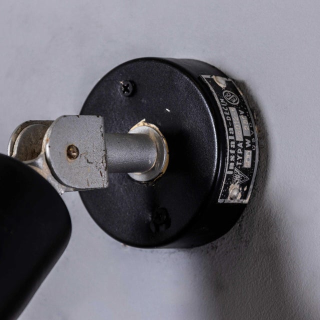 Mercury Glass Adjustable Wall Lamp, 1940s For Sale - Image 10 of 11