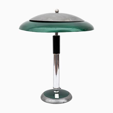 Art Deco Industrial Table Lamp, 1940 For Sale - Image 10 of 10
