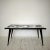 1950s Abstract Painted Dining Table in Black and White, 1953 For Sale - Image 5 of 12