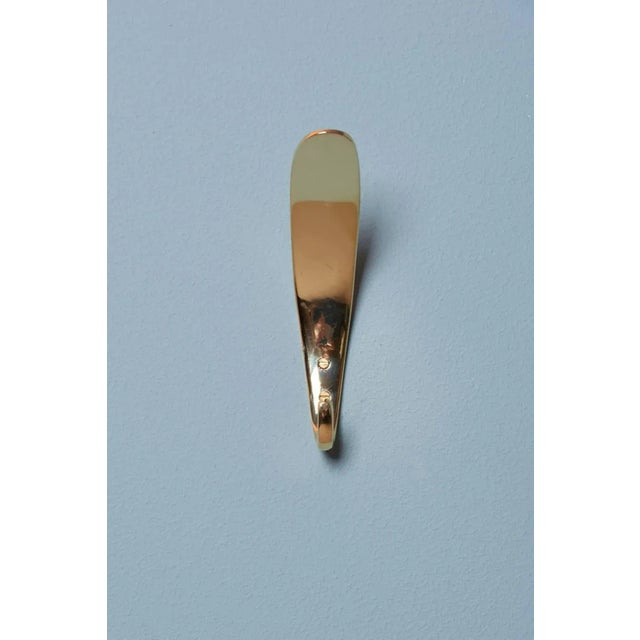 #4327 Wall Hooks by Carl Auböck, Set of 5 For Sale - Image 3 of 12