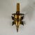Metal Gilded Wrought Iron Sconce France 1920 For Sale - Image 7 of 8