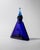 Vintage Italian Triangular Royal Blue Murano Glass Decanter, 1960s For Sale - Image 6 of 13
