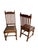1900 - 1909 Antique Barley Twist Dining Chairs in Oak, 1900, Set of 2 For Sale - Image 5 of 11