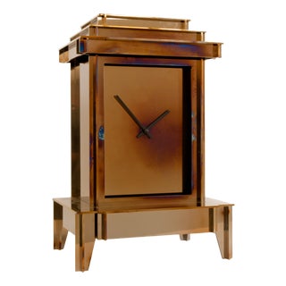 One More Time Clock in Heated Stainless Steel by Kiki van Eijk & Joost van Bleiswijk For Sale