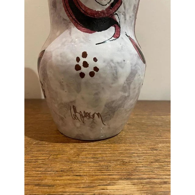 Ceramic Ceramic Vase by Le Brescon For Sale - Image 7 of 11