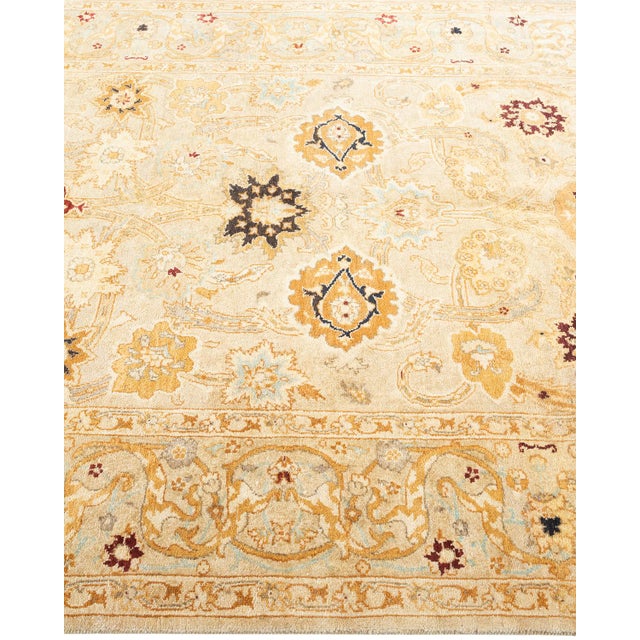 Solo Rugs Eclectic, One-of-a-Kind Hand-Knotted Area Rug - Ivory, 5' 2" x 7' 6" For Sale - Image 4 of 8