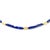 Lapis Lazuli Tube Matinee Necklace For Sale - Image 4 of 9