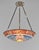 Metal French Art Deco Pendant Light by Loys Lucha - 1930 Chandelier France For Sale - Image 7 of 13