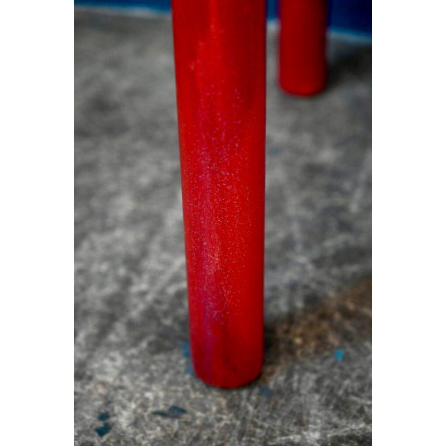 Italian Chairs in Wood and Straw, 1970s, Set of 2 For Sale - Image 12 of 14