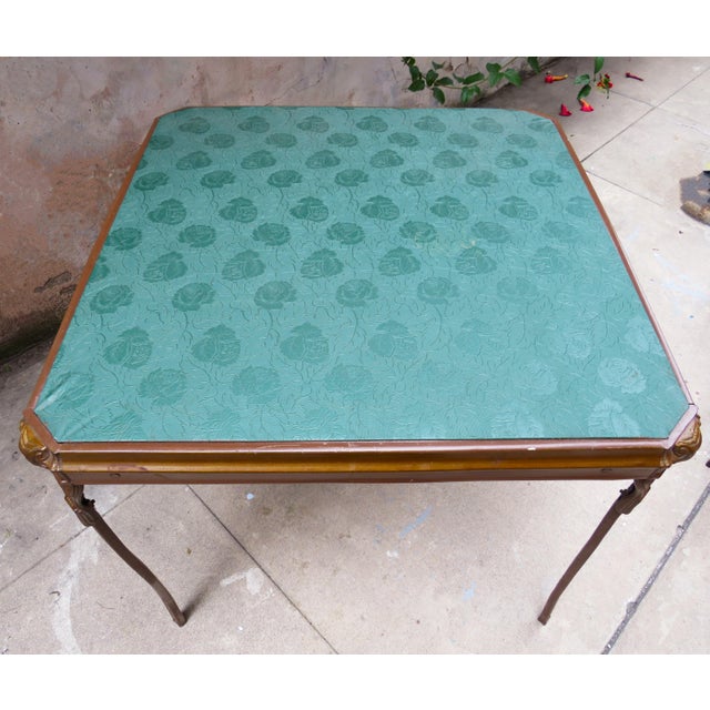 Art Nouveau Folding Table & Chairs, 5 Pieces For Sale - Image 9 of 12