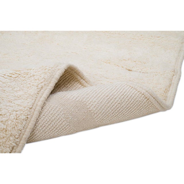 Contemporary Hand-Knotted Wool Rug by Azele Studio For Sale - Image 3 of 12