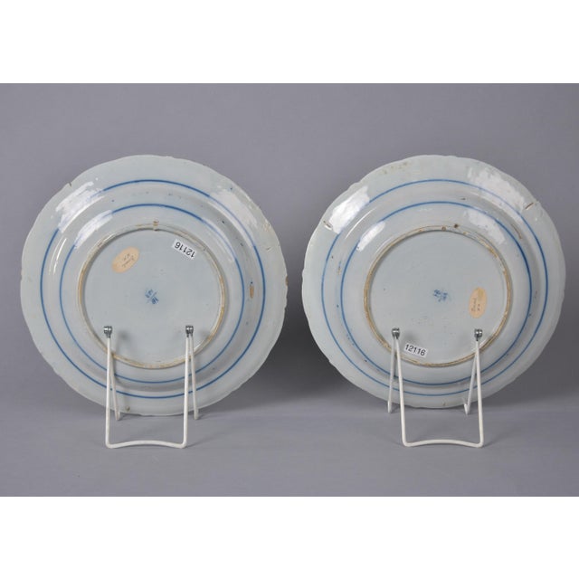 Dutch Delft Blue and White Charger, Circa 1800 For Sale - Image 11 of 12