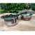 1970s Orange and Brown Enameled Stainless Steel Pots from C&S of France, 1970s, Set of 2 For Sale - Image 5 of 18