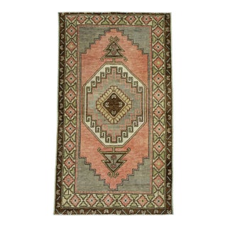 Turkish Vintage Rug 3'3" x 5'8" #16028 For Sale