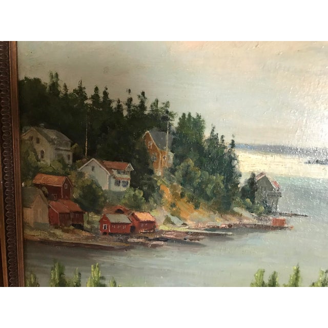 Realism 19th Century Landscape Oil Painting For Sale - Image 3 of 11