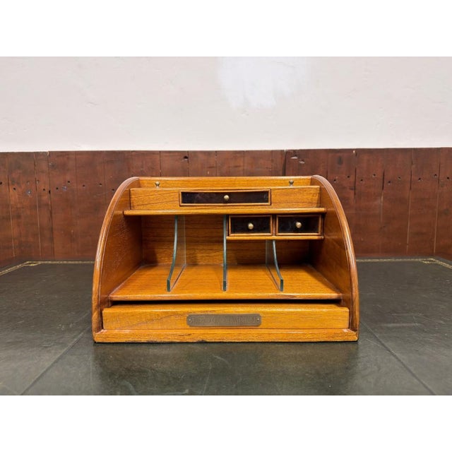 English Desk Organizer from Globe Wernicke For Sale - Image 15 of 15